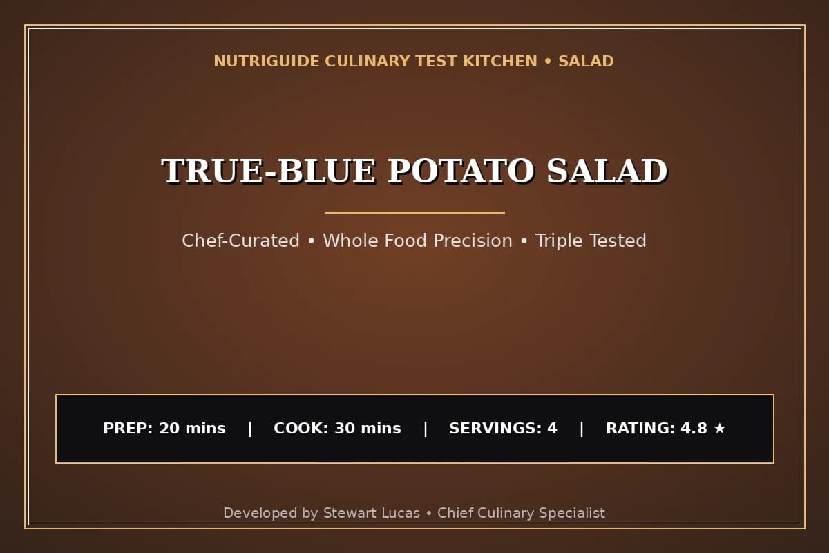 True-Blue Potato Salad