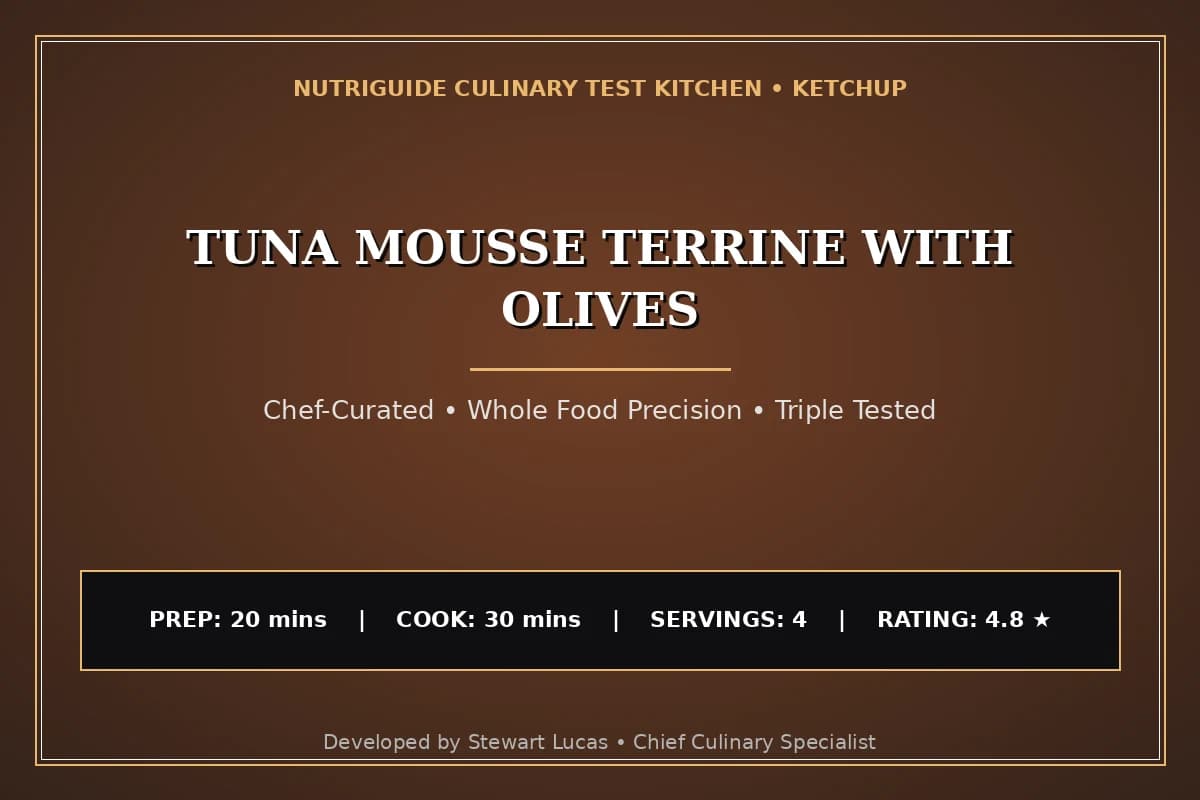 Tuna Mousse Terrine With Olives