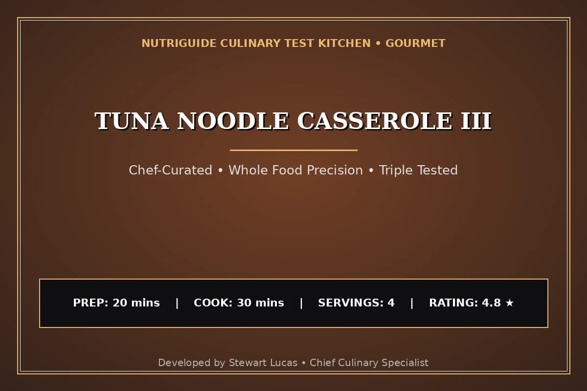 Tuna Noodle Casserole Iii