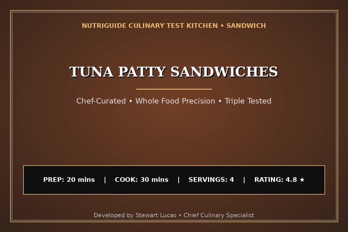 Tuna Patty Sandwiches