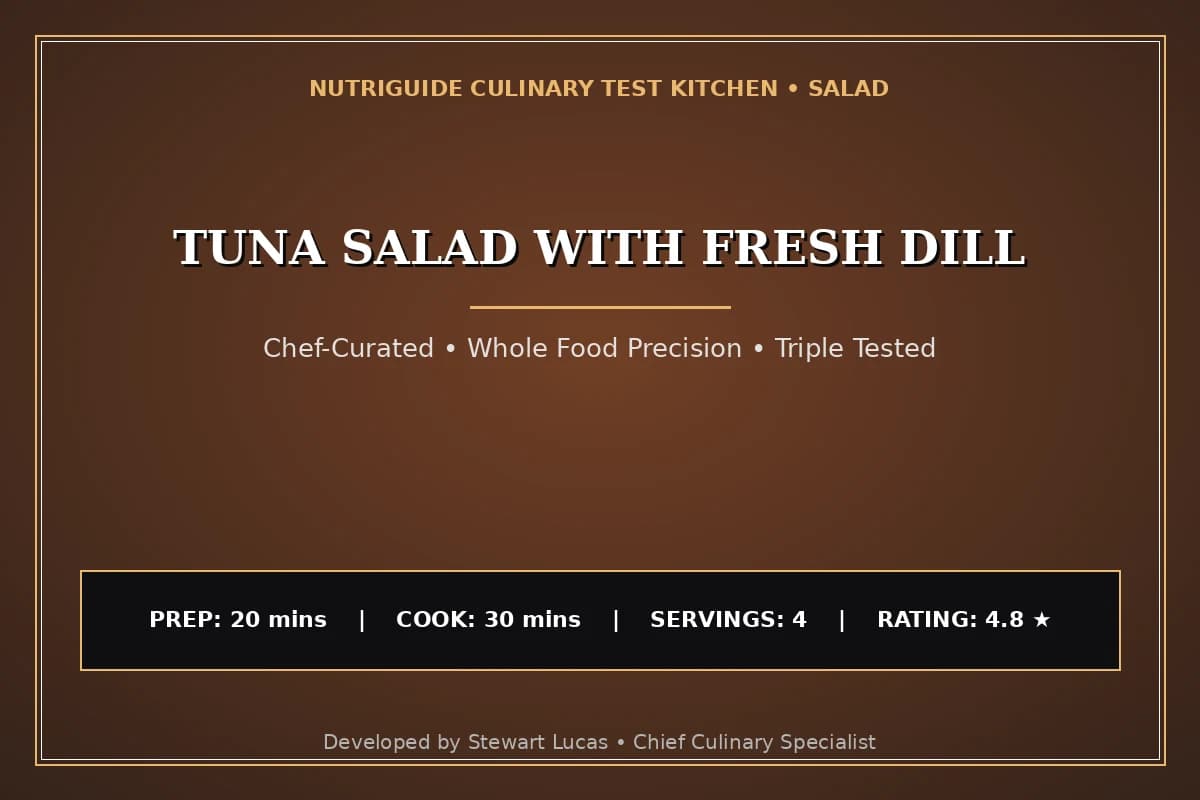 Tuna Salad With Fresh Dill