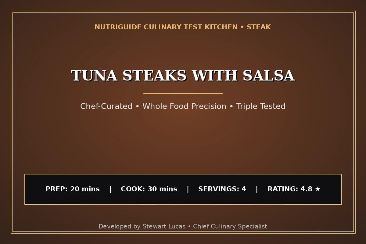 Tuna Steaks With Salsa