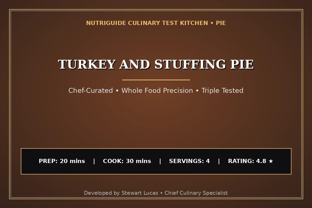 Turkey And Stuffing Pie