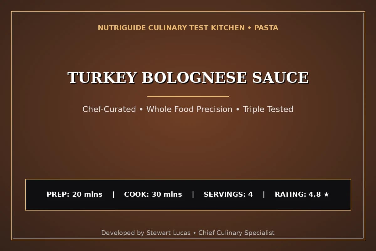 Turkey Bolognese Sauce