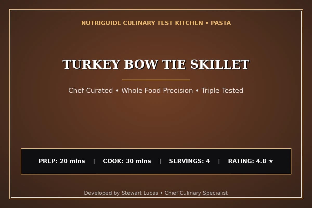 Turkey Bow Tie Skillet