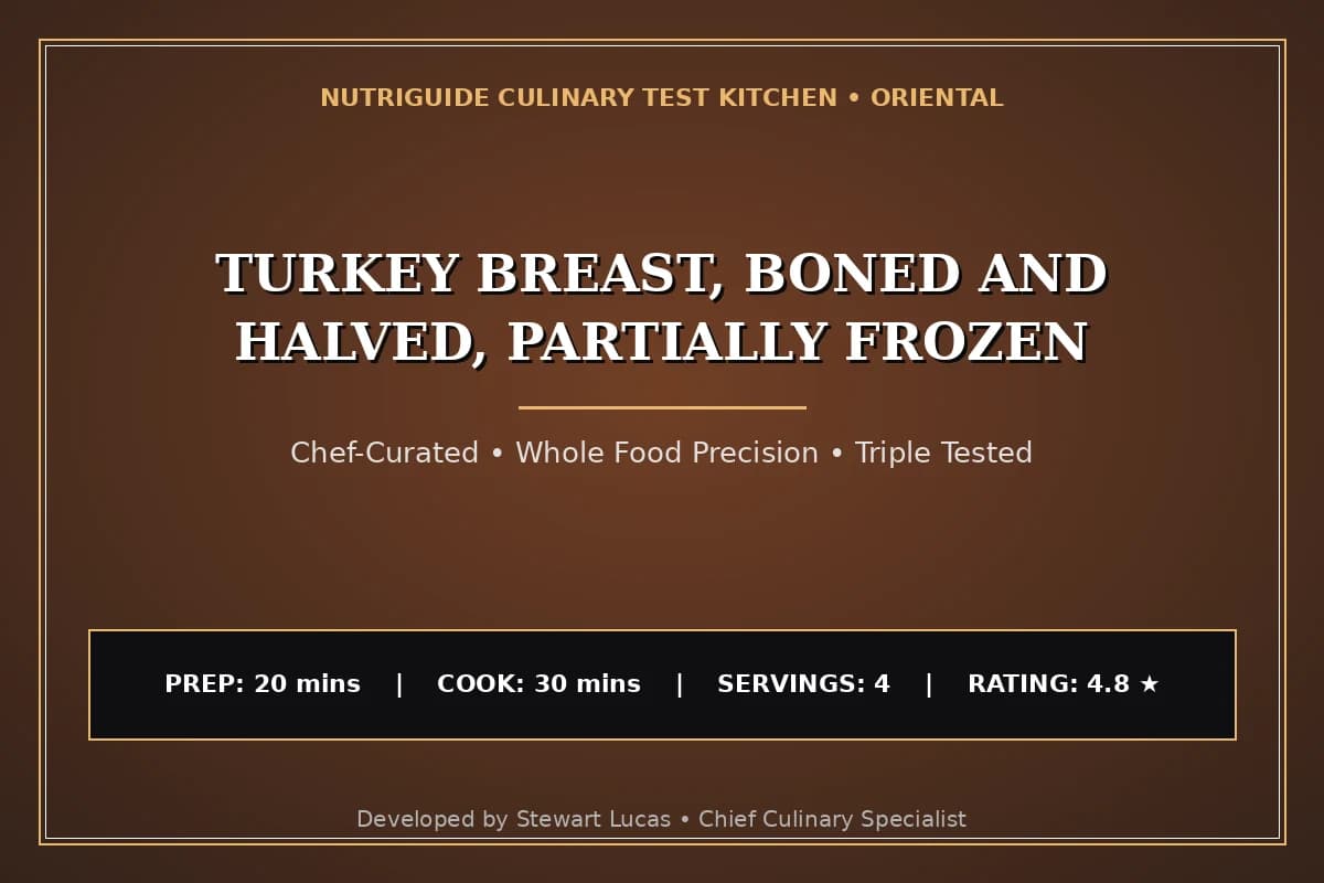 Turkey Breast, Boned And Halved, Partially Frozen