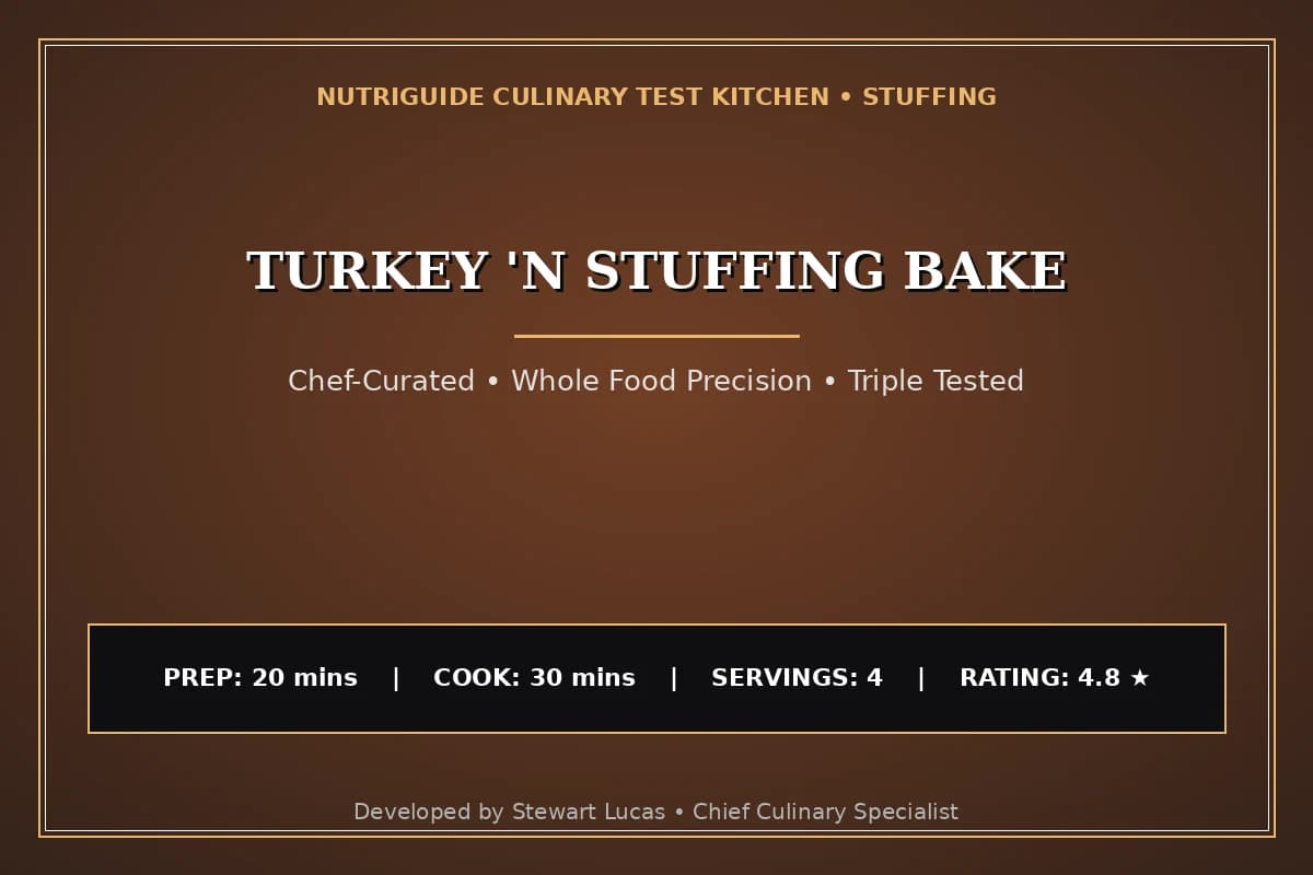 Turkey 'N Stuffing Bake