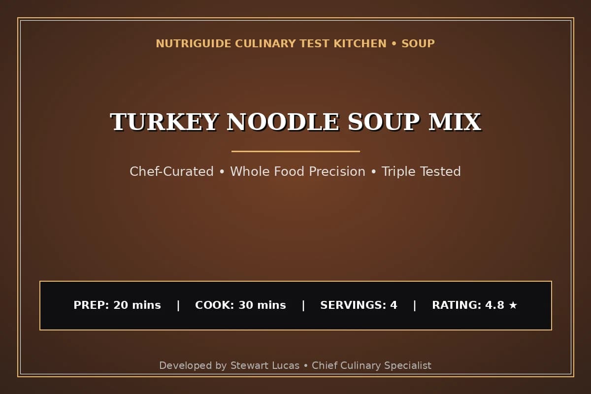 Turkey Noodle Soup Mix
