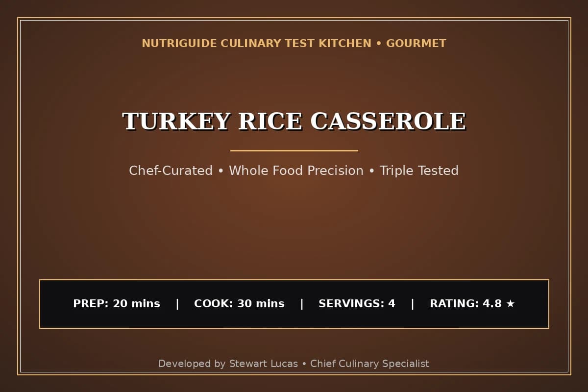 Turkey Rice Casserole