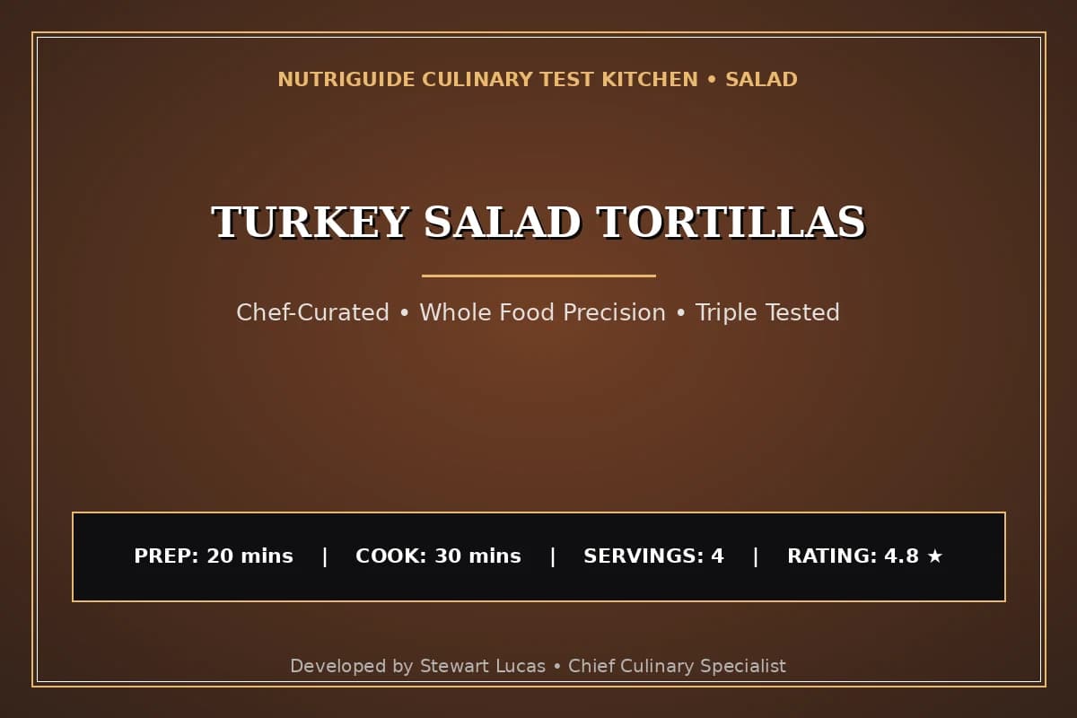 Turkey Salad Tortillas