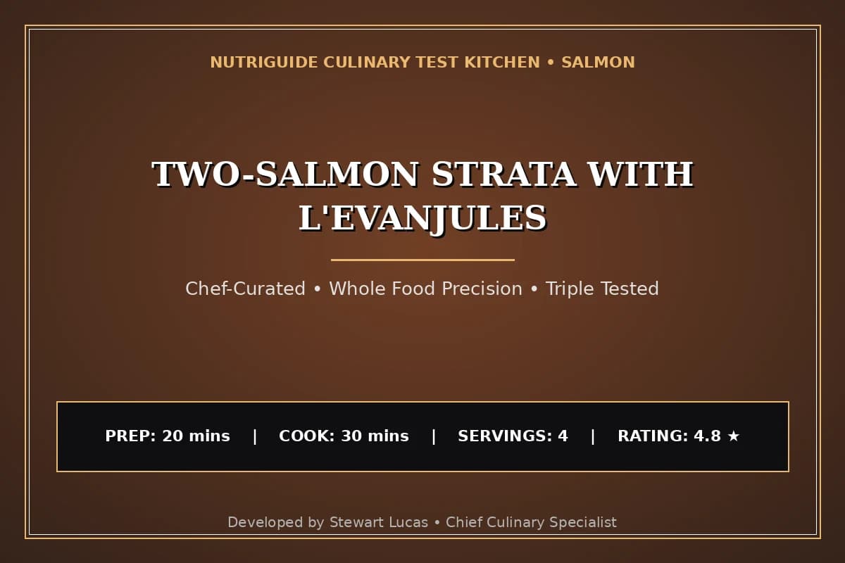 Two-Salmon Strata With L'Evanjules