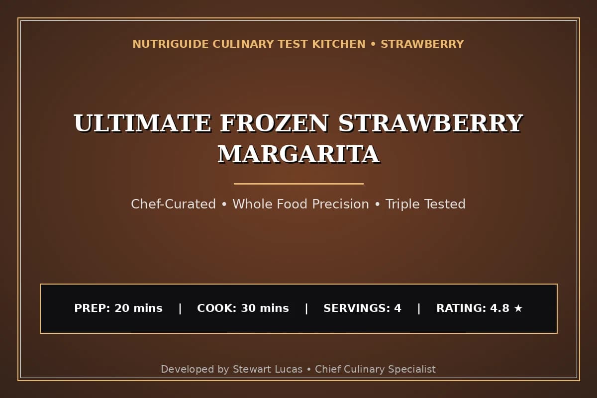 Ultimate Frozen Strawberry Margarita