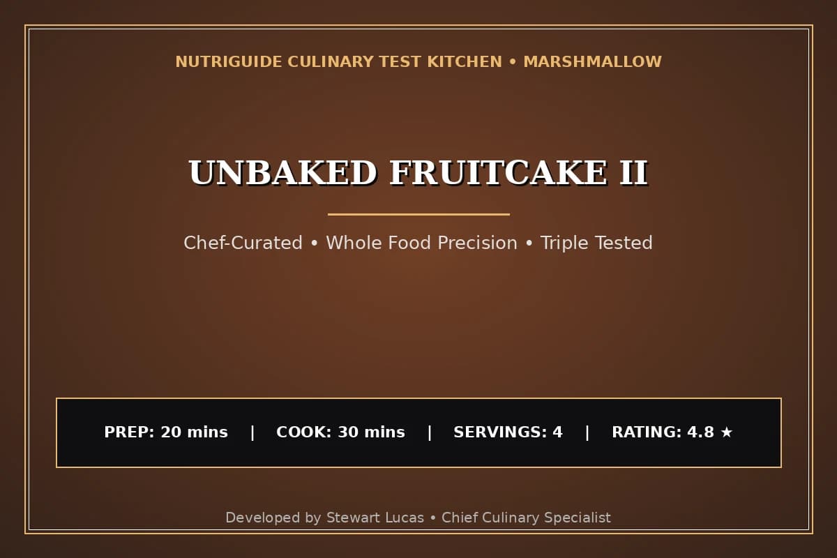 Unbaked Fruitcake Ii