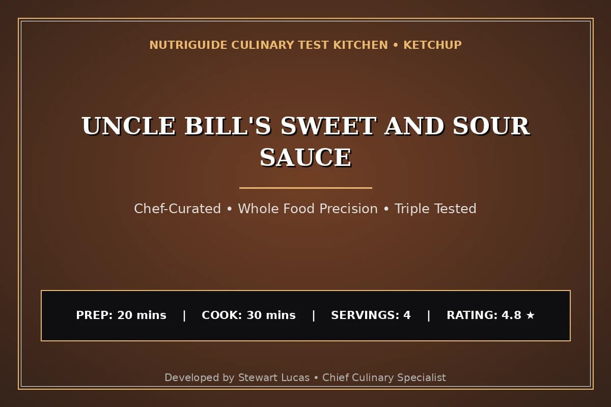 Uncle Bill'S Sweet And Sour Sauce