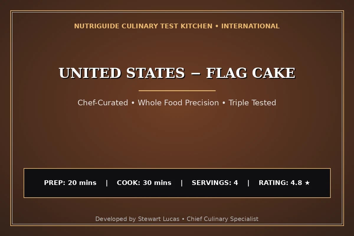 United States − Flag Cake