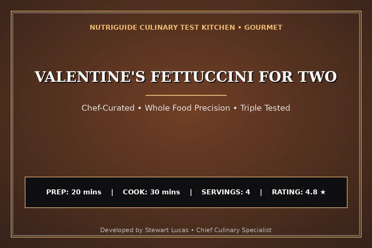 Valentine'S Fettuccini For Two