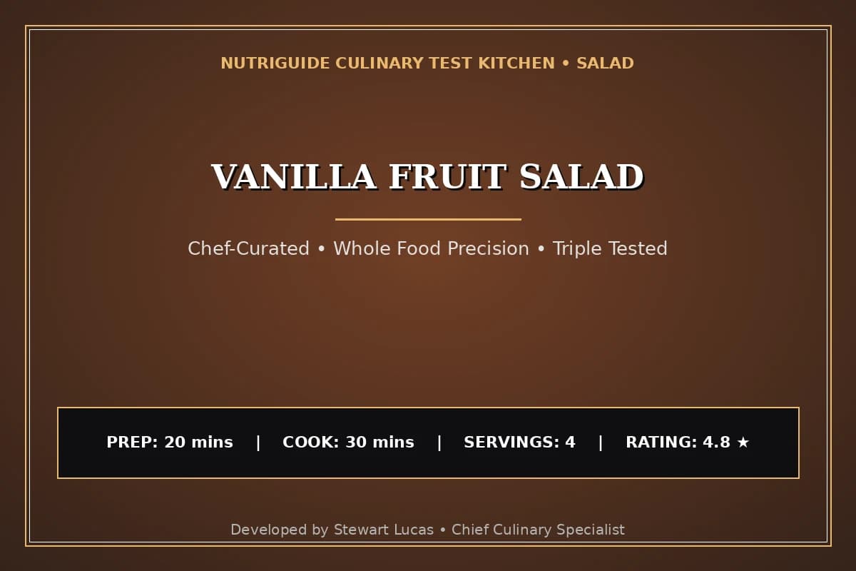 Vanilla Fruit Salad