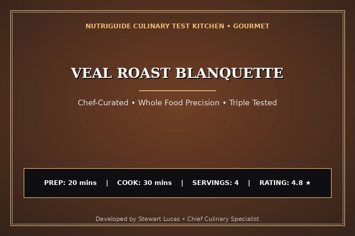 Veal Roast Blanquette
