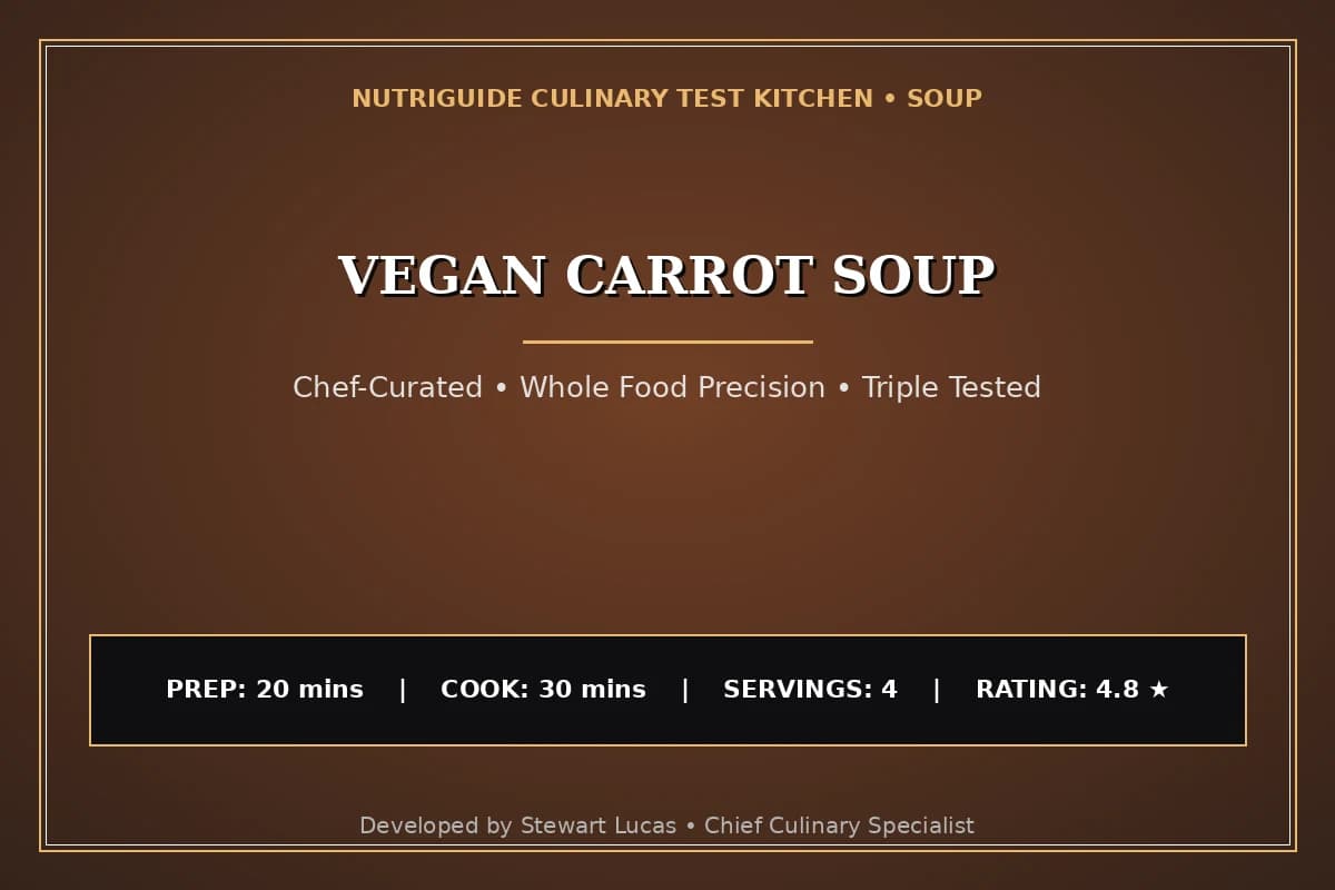 Vegan Carrot Soup