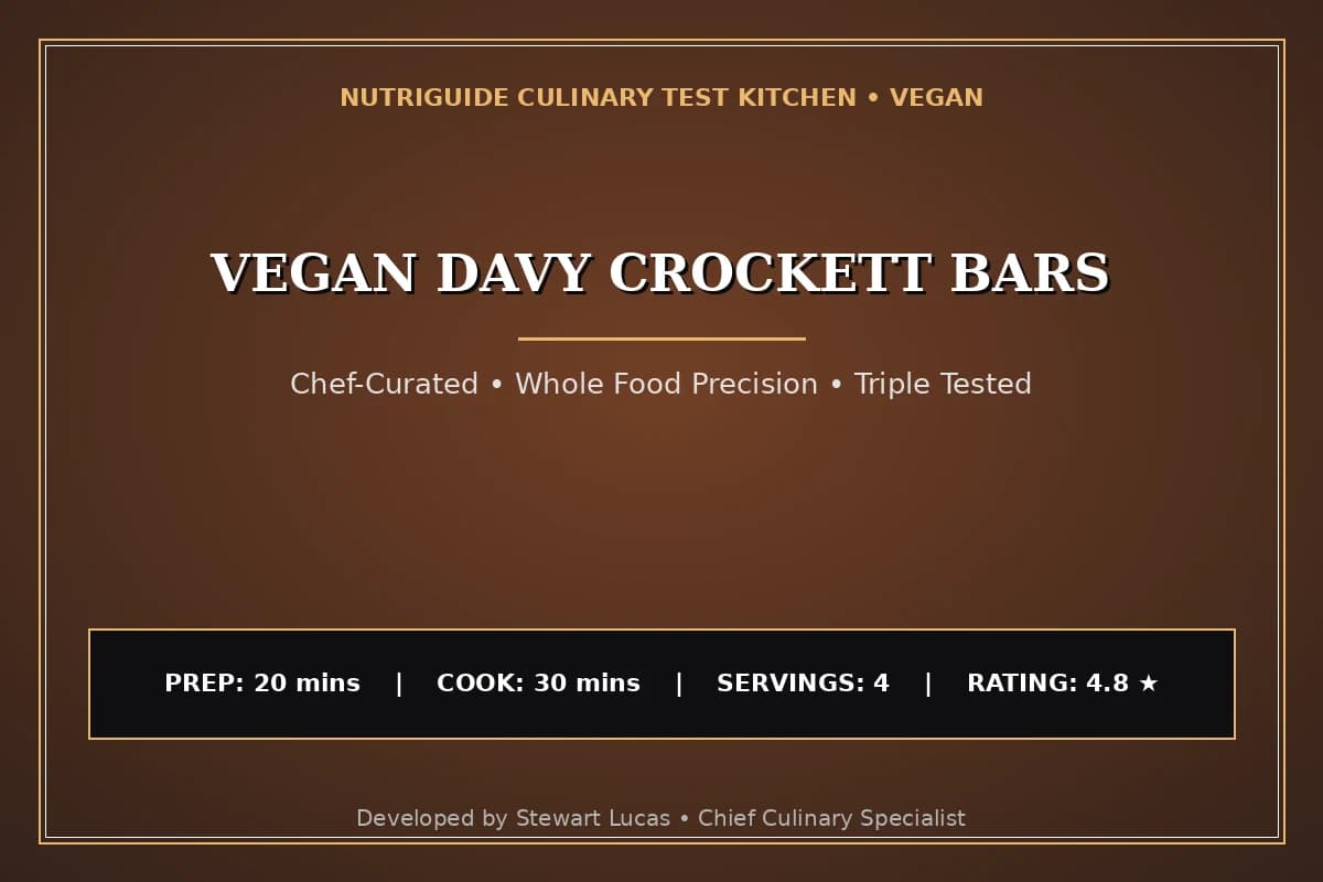Vegan Davy Crockett Bars