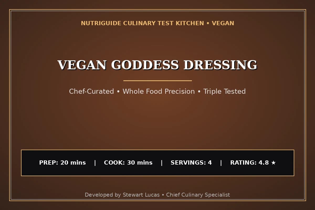Vegan Goddess Dressing