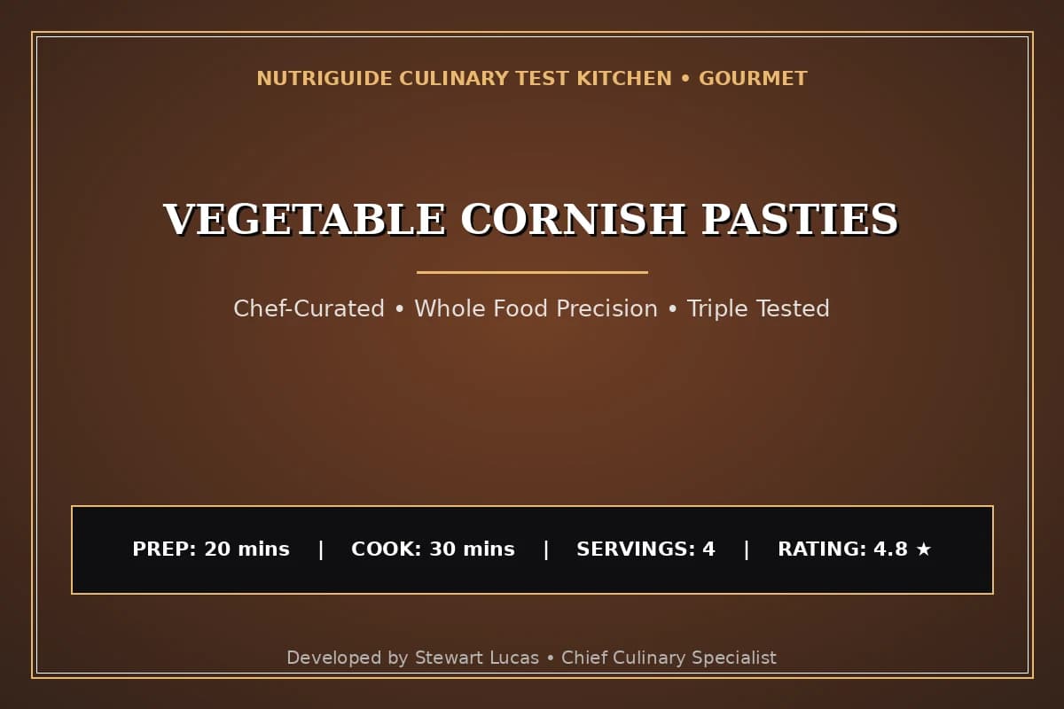 Vegetable Cornish Pasties