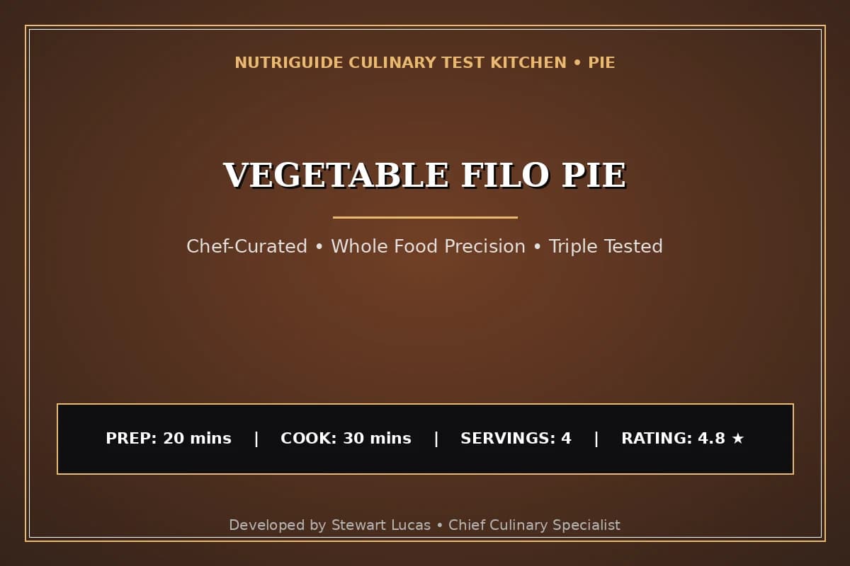 Vegetable Filo Pie