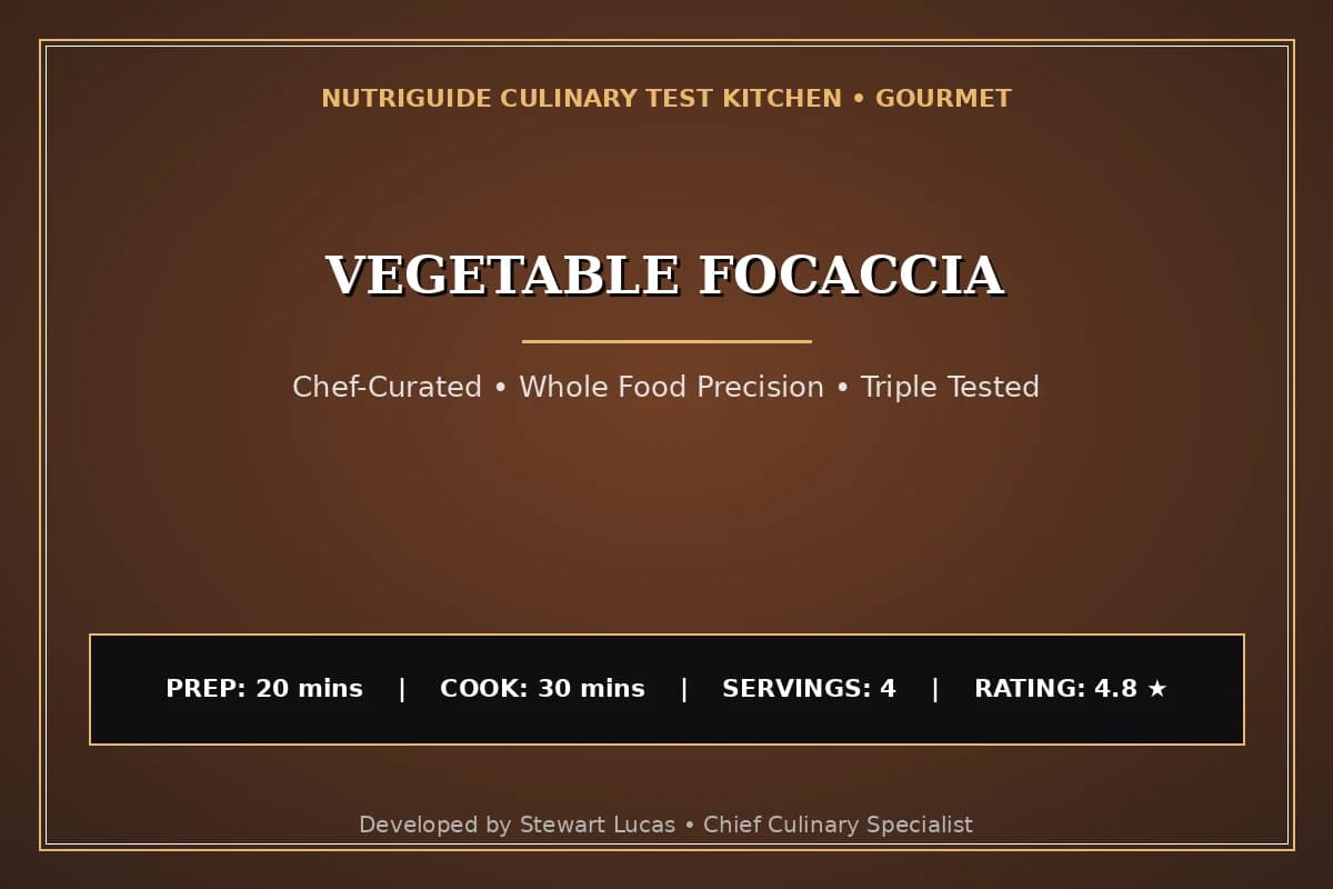 Vegetable Focaccia