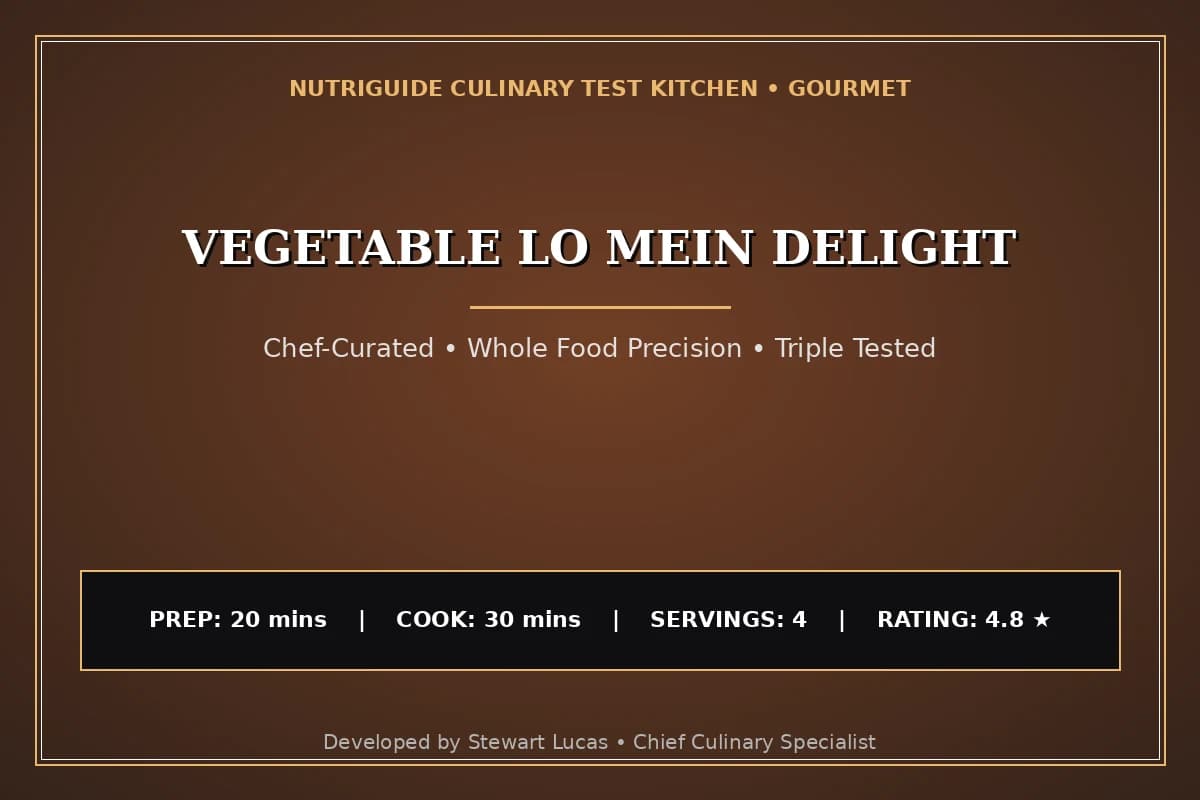 Vegetable Lo Mein Delight