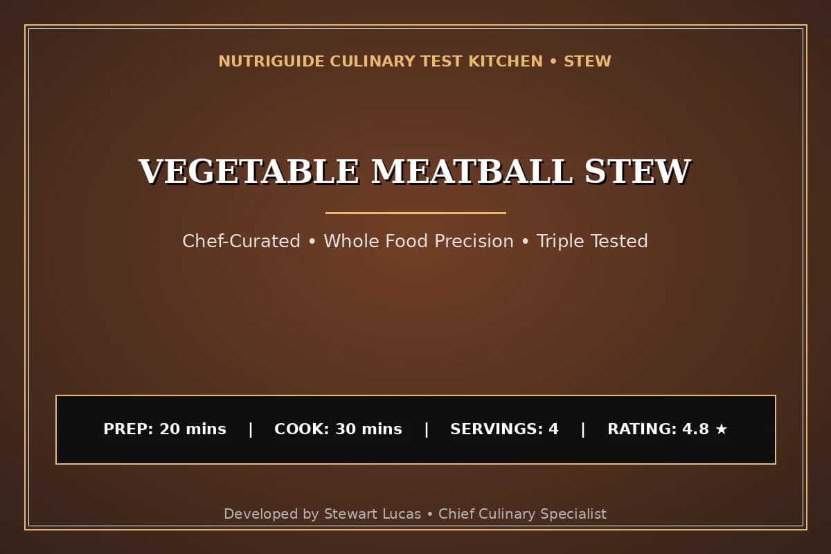 Vegetable Meatball Stew