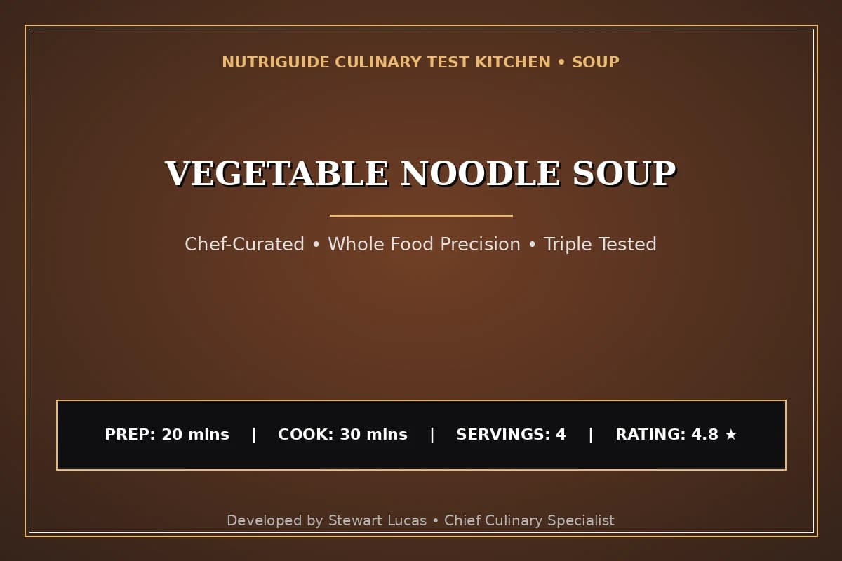 Vegetable Noodle Soup