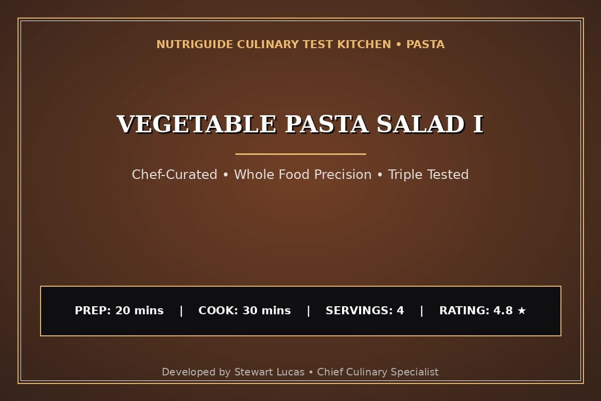 Vegetable Pasta Salad I