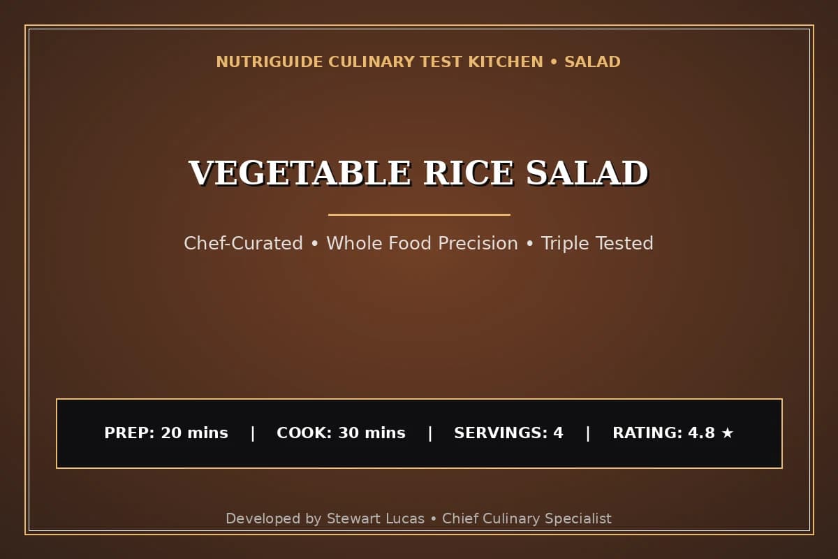 Vegetable Rice Salad
