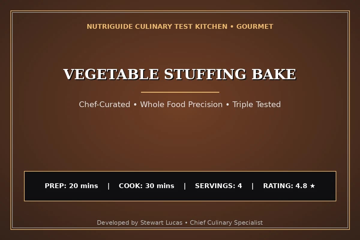 Vegetable Stuffing Bake