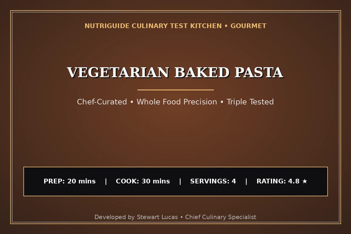 Vegetarian Baked Pasta