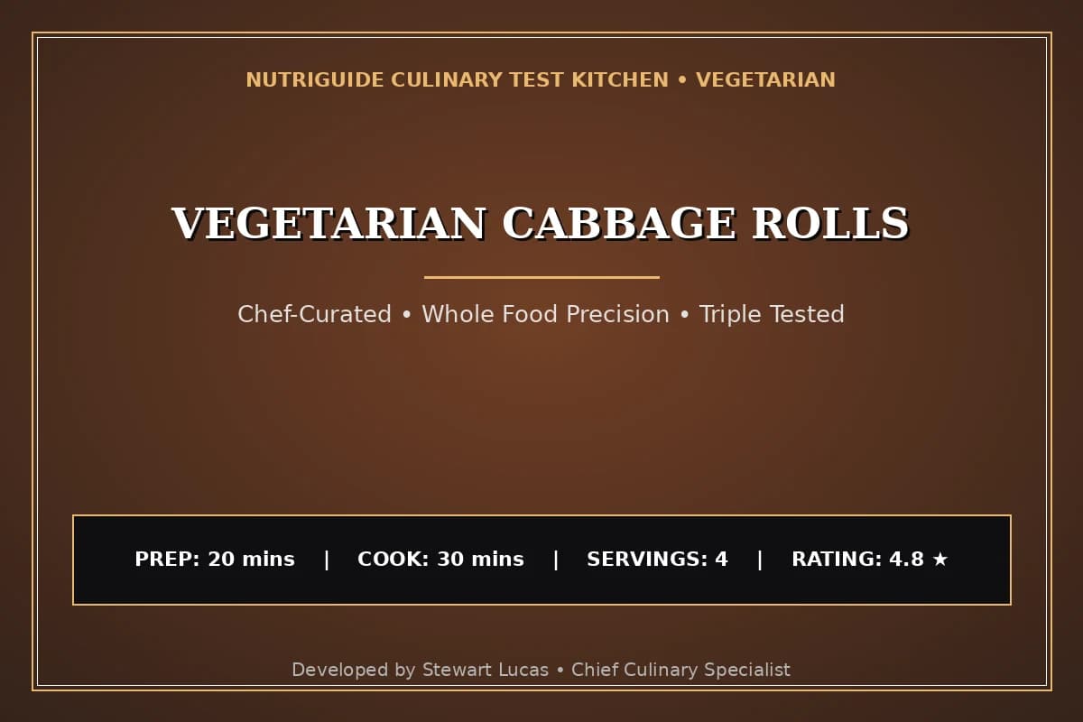 Vegetarian Cabbage Rolls