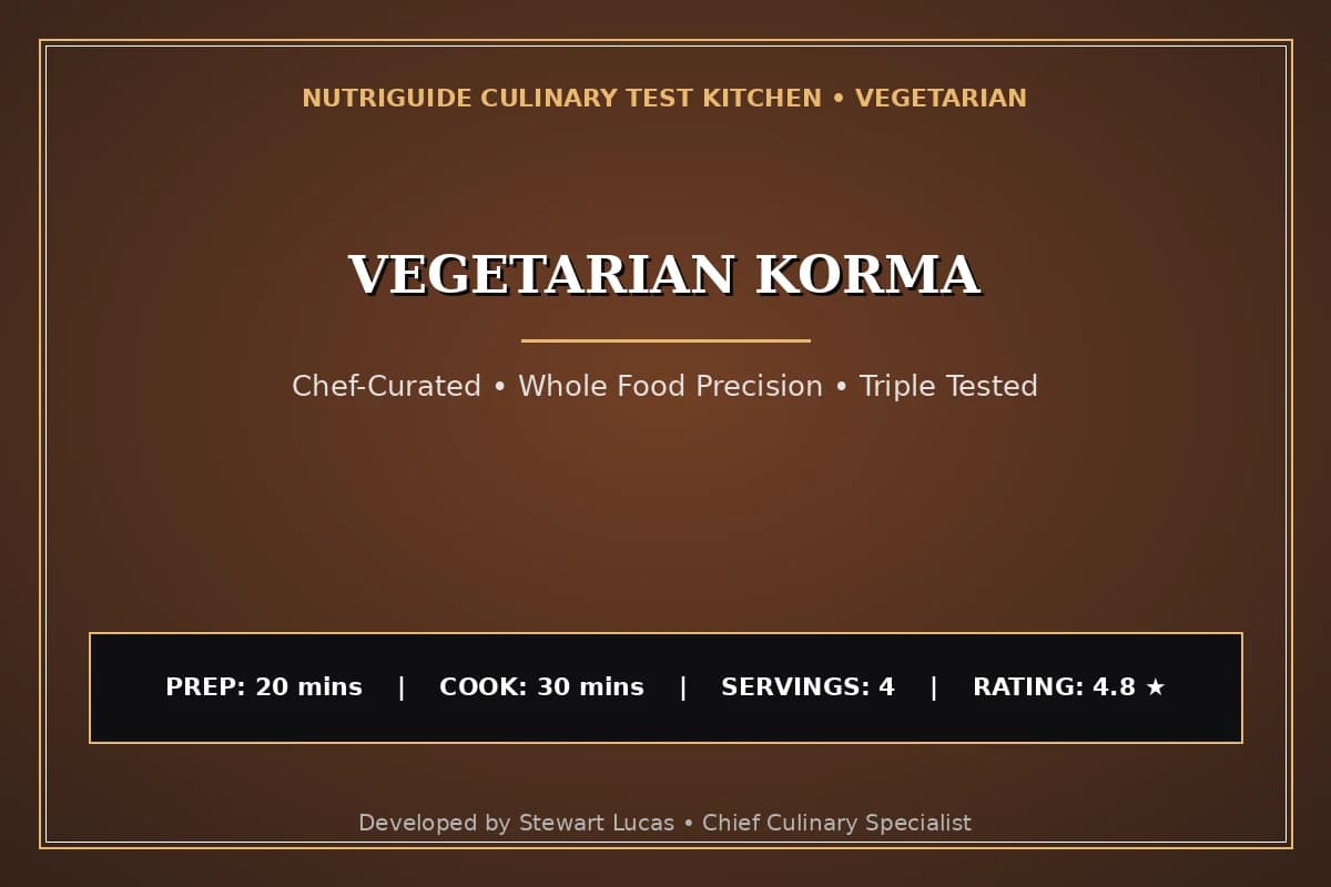 Vegetarian Korma
