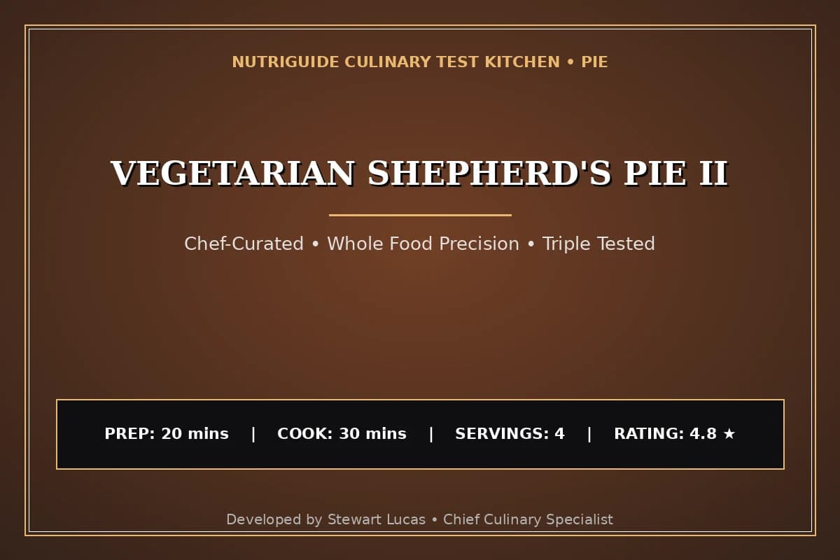 Vegetarian Shepherd'S Pie Ii