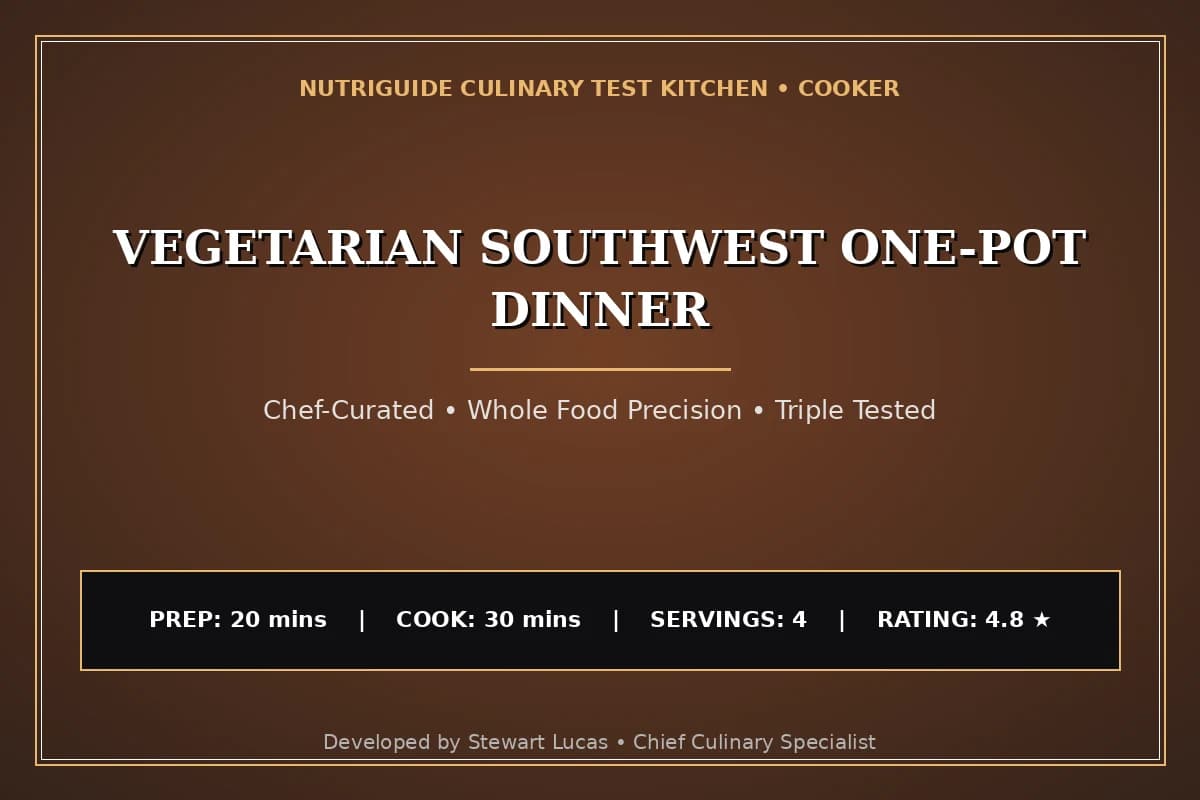 Vegetarian Southwest One-Pot Dinner