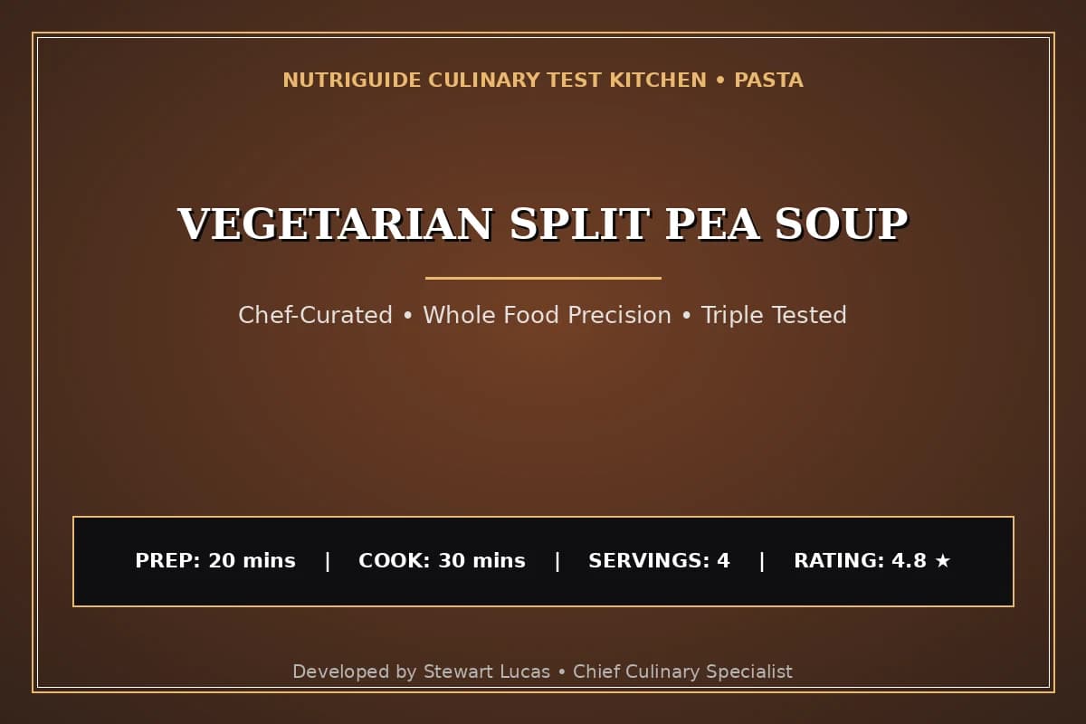 Vegetarian Split Pea Soup
