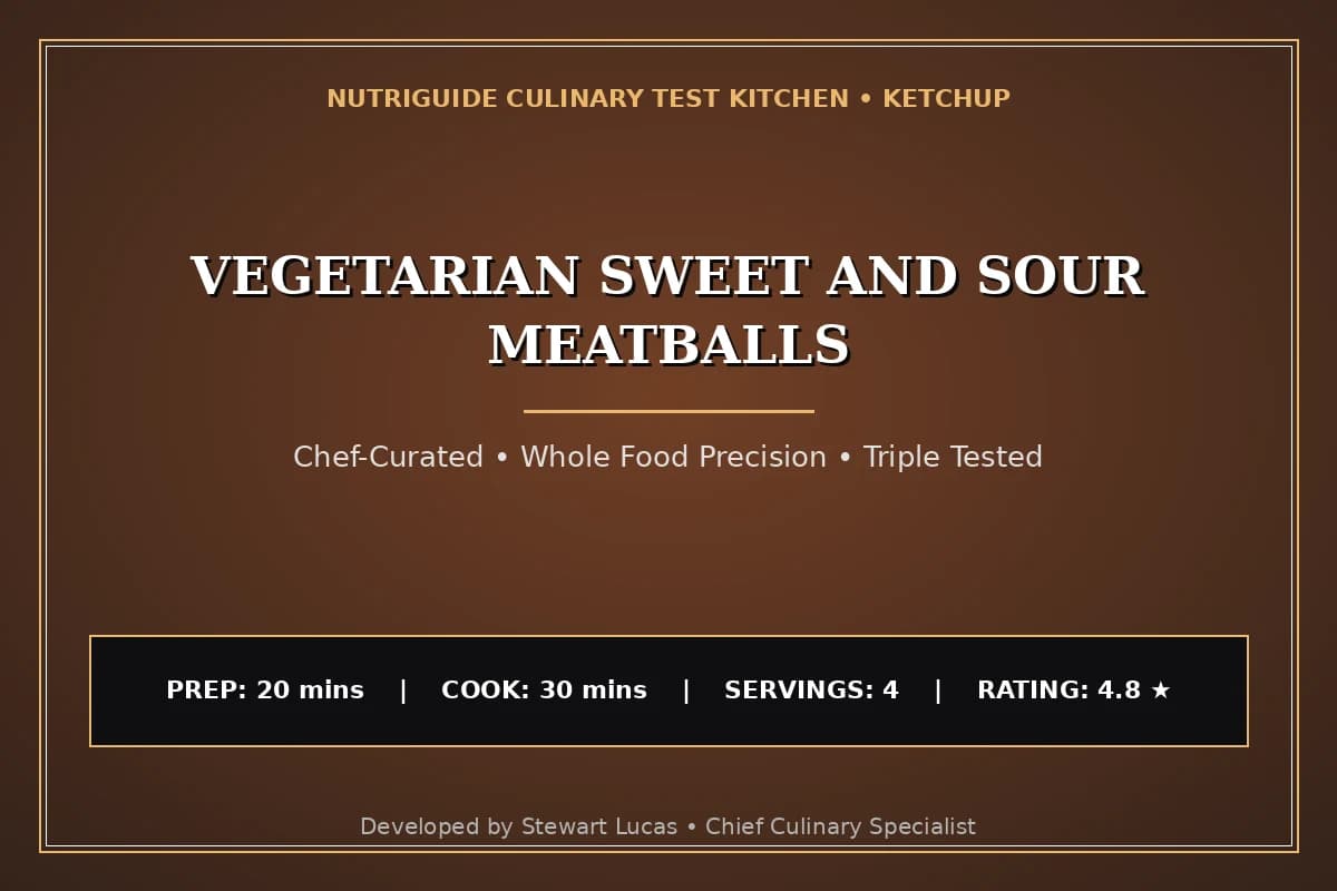 Vegetarian Sweet And Sour Meatballs