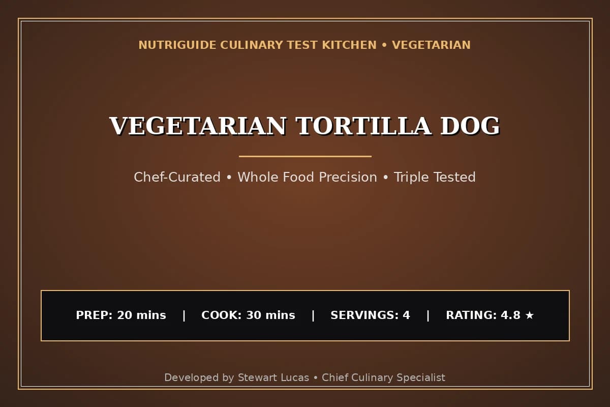Vegetarian Tortilla Dog