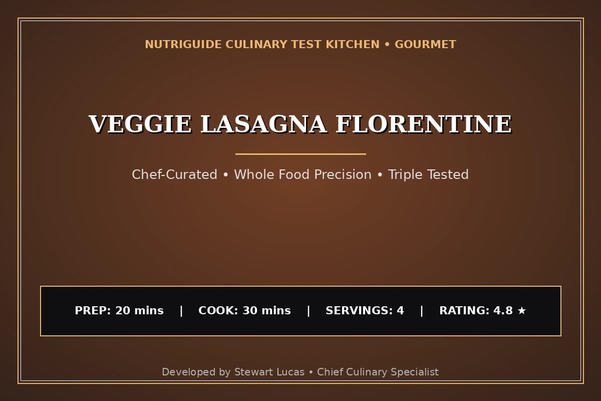 Veggie Lasagna Florentine
