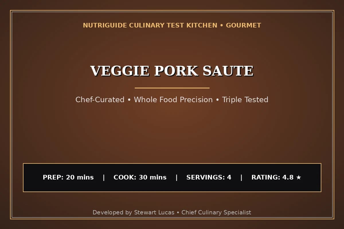 Veggie Pork Saute