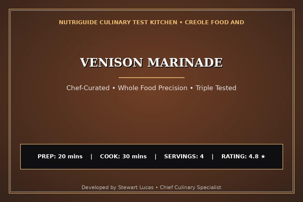 Venison Marinade