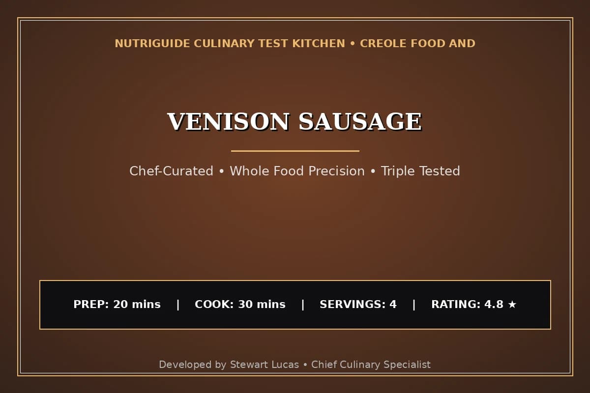 Venison Sausage