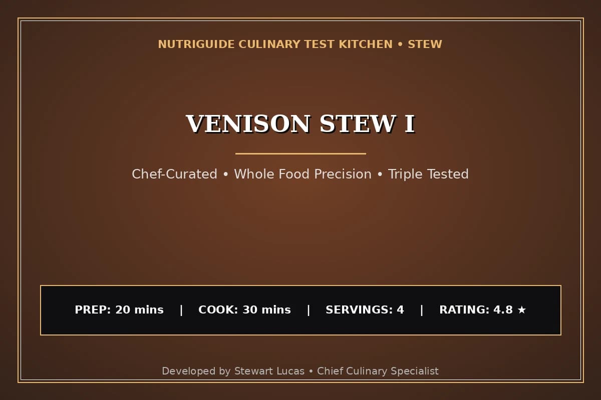 Venison Stew I