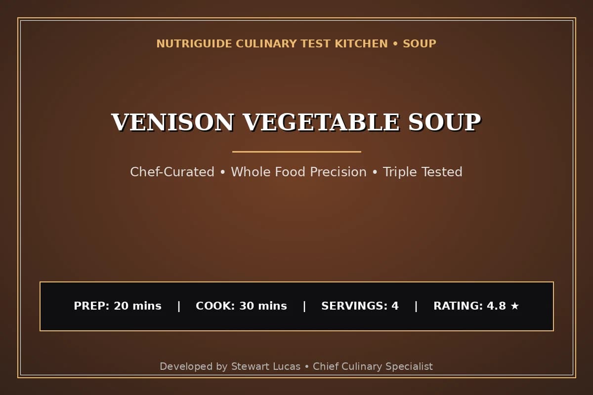 Venison Vegetable Soup