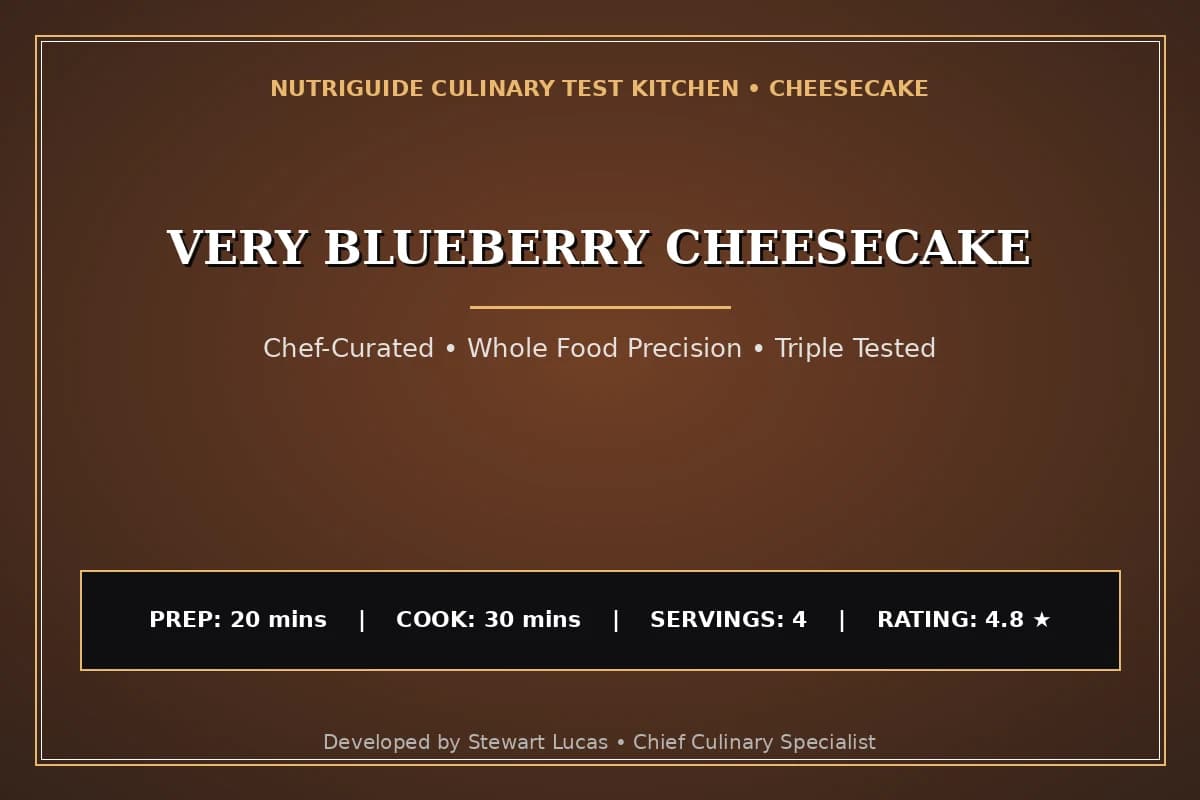 Very Blueberry Cheesecake