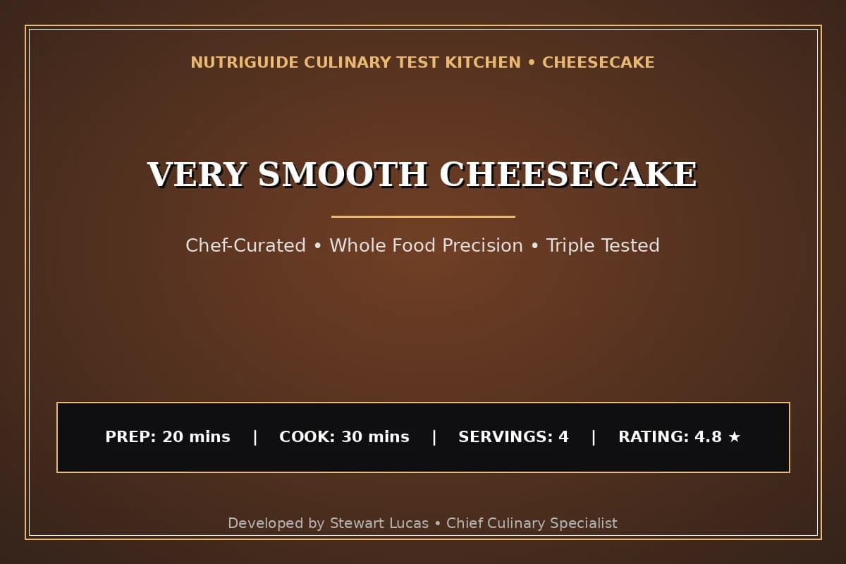 Very Smooth Cheesecake